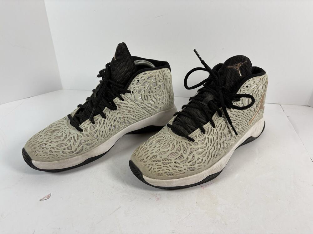 Jordan Ultra Fly Metallic Copper Coin Mens 10 Basketball Shoes White 834268-113